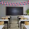G128 Dominican Republic Bunting Banner | Flag 8.2 x 5.5 Inch, Full String 33 Feet | Printed 150D Polyester, Decorations For Bar, School, Festival Events Celebration